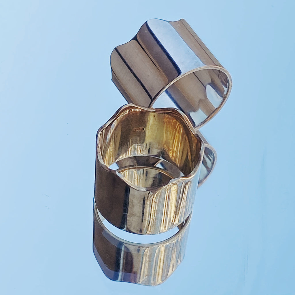 Twin Flames - Gold & Silver BFF Ring Stack Set