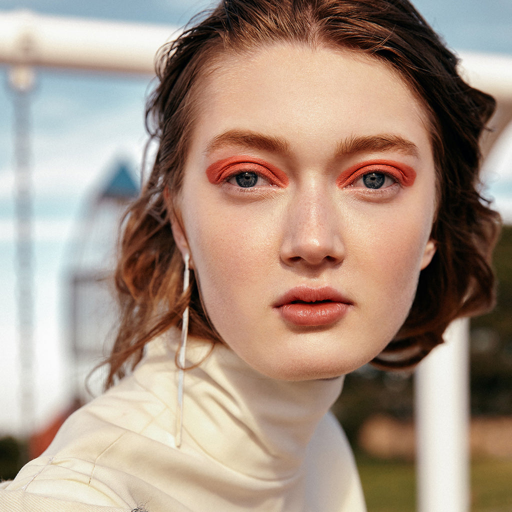 In Tune - Long Silver Bar Earrings