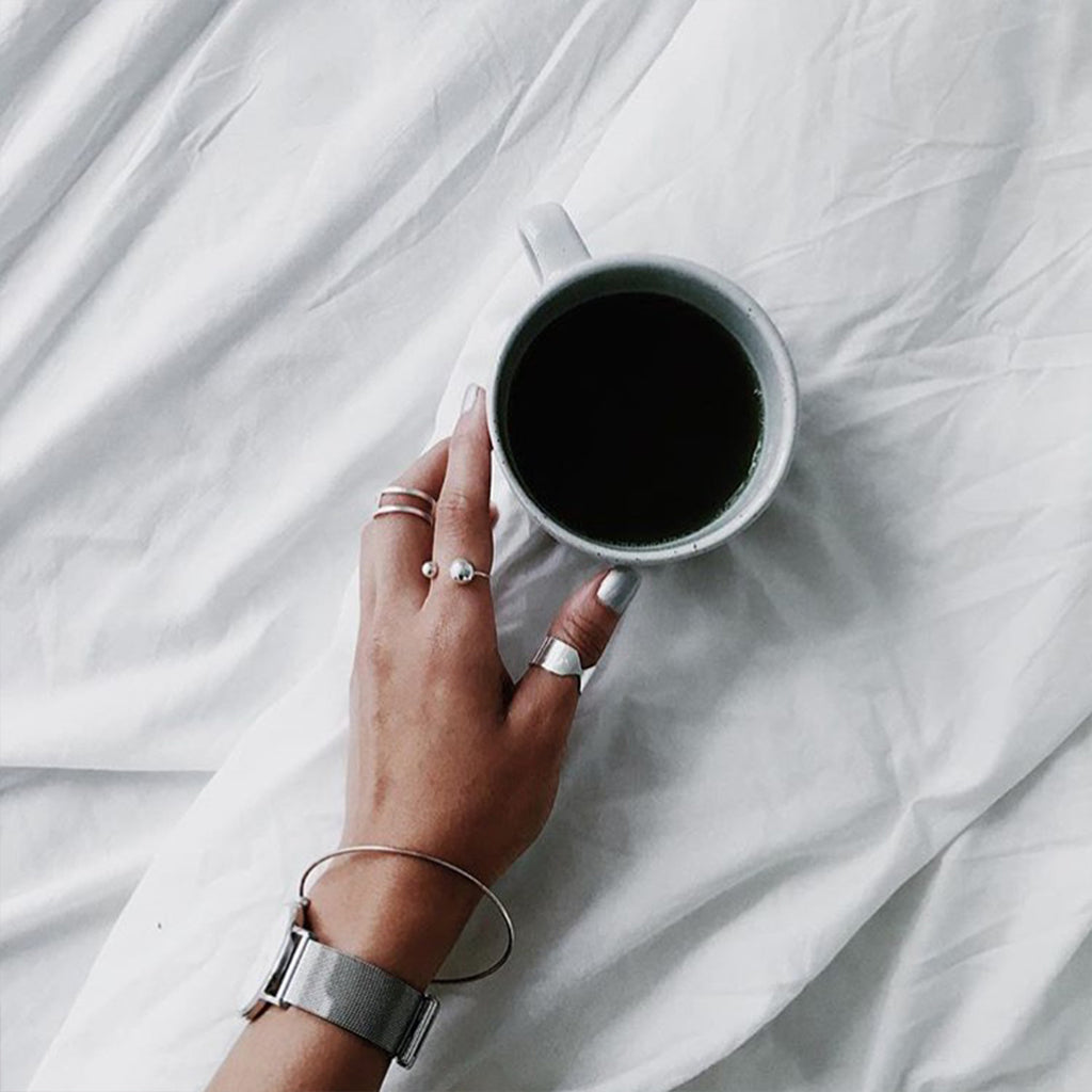 Knowledge Compass - Wide Silver Ring