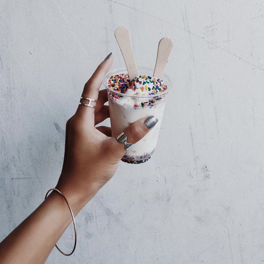 Symmetric Harmony - Silver Double Band Ring