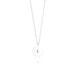 Optimist Prime - Silver Circle Pendant Necklace with Gold Mood