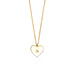 Return to Innocence - 18k Gold Heart Pendant Necklace