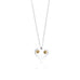 Whole Heartedly - Silver & Gold Heart Pendant Necklace
