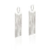 Long To Hear - Chain Frill Silver Earrings