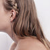 Waking Dream - Long Silver Bar Earrings