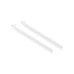 In Tune - Long Silver Bar Earrings