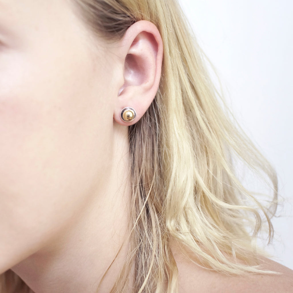 Herding Unity - Gold & Silver Earrings