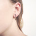 Unseen Earth - Silver & Gold Bar Earrings