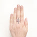 Solar Fuse - Silver & Gold Double Band Bar Ring