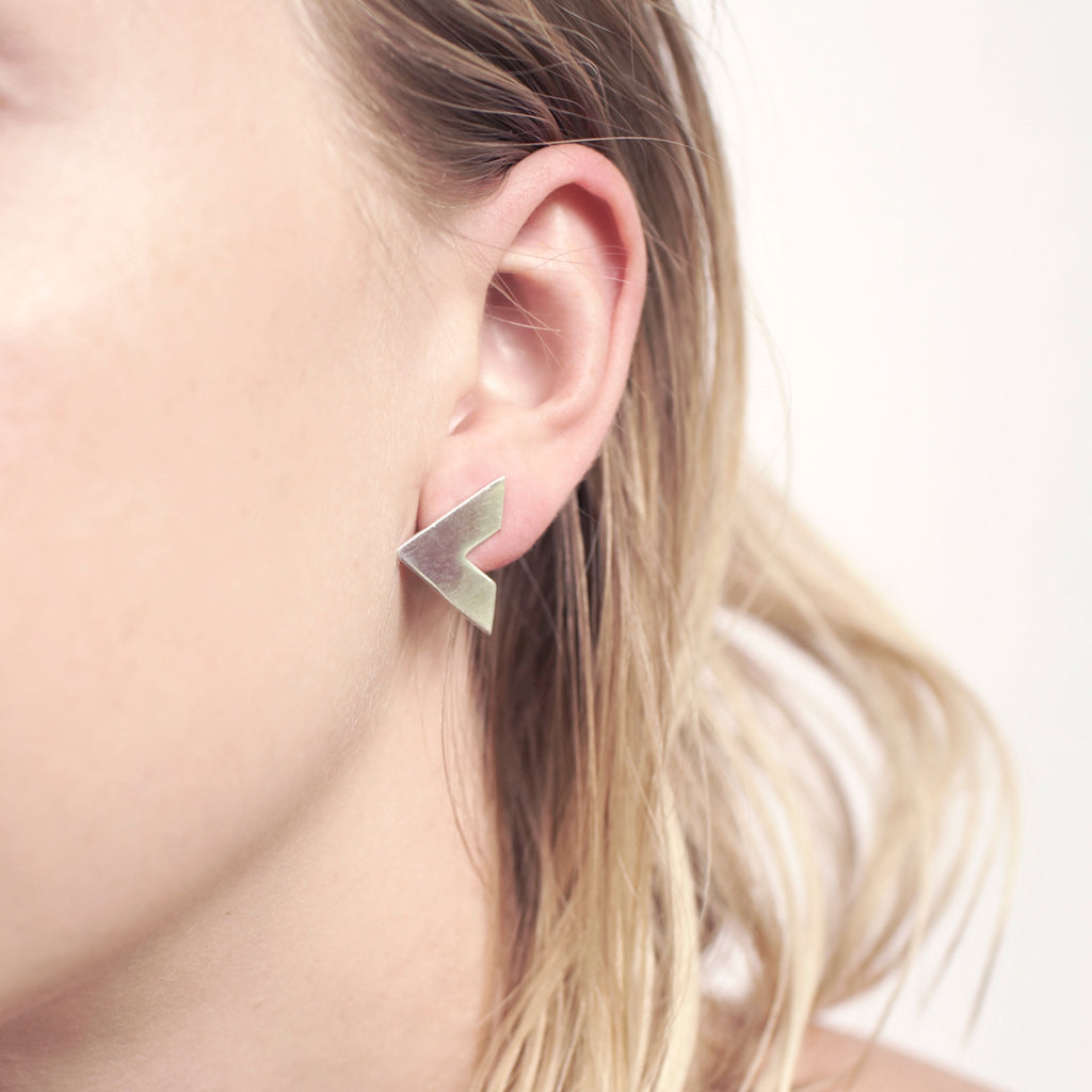 See of Self - Silver Arrow Earrings