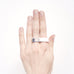Made of Honor - Wide Double Finger Silver Rectangle Ring