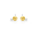 The Radiator - Gold & Silver Stud Earrings