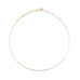 Lucid Sigh - Silver & Gold Choker Necklace
