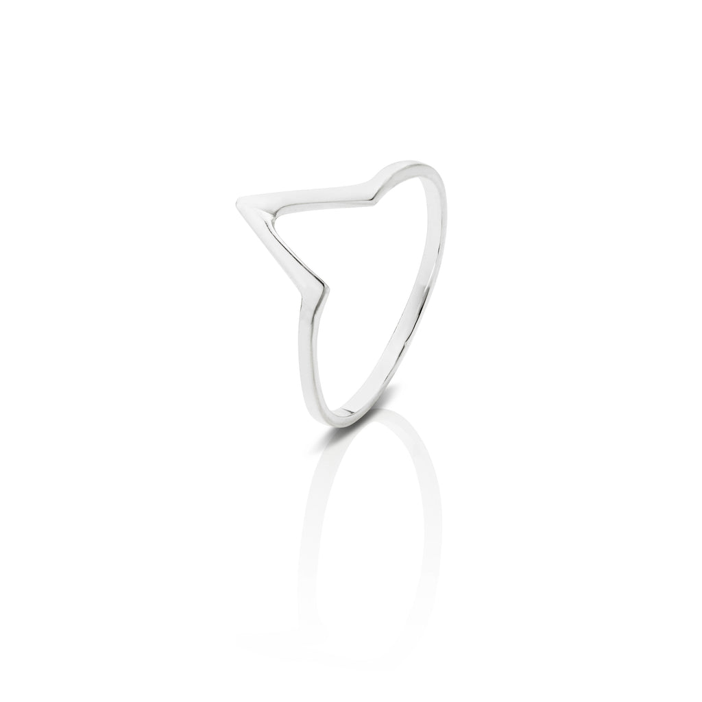 Keepers - Delicate Silver Arrow Ring