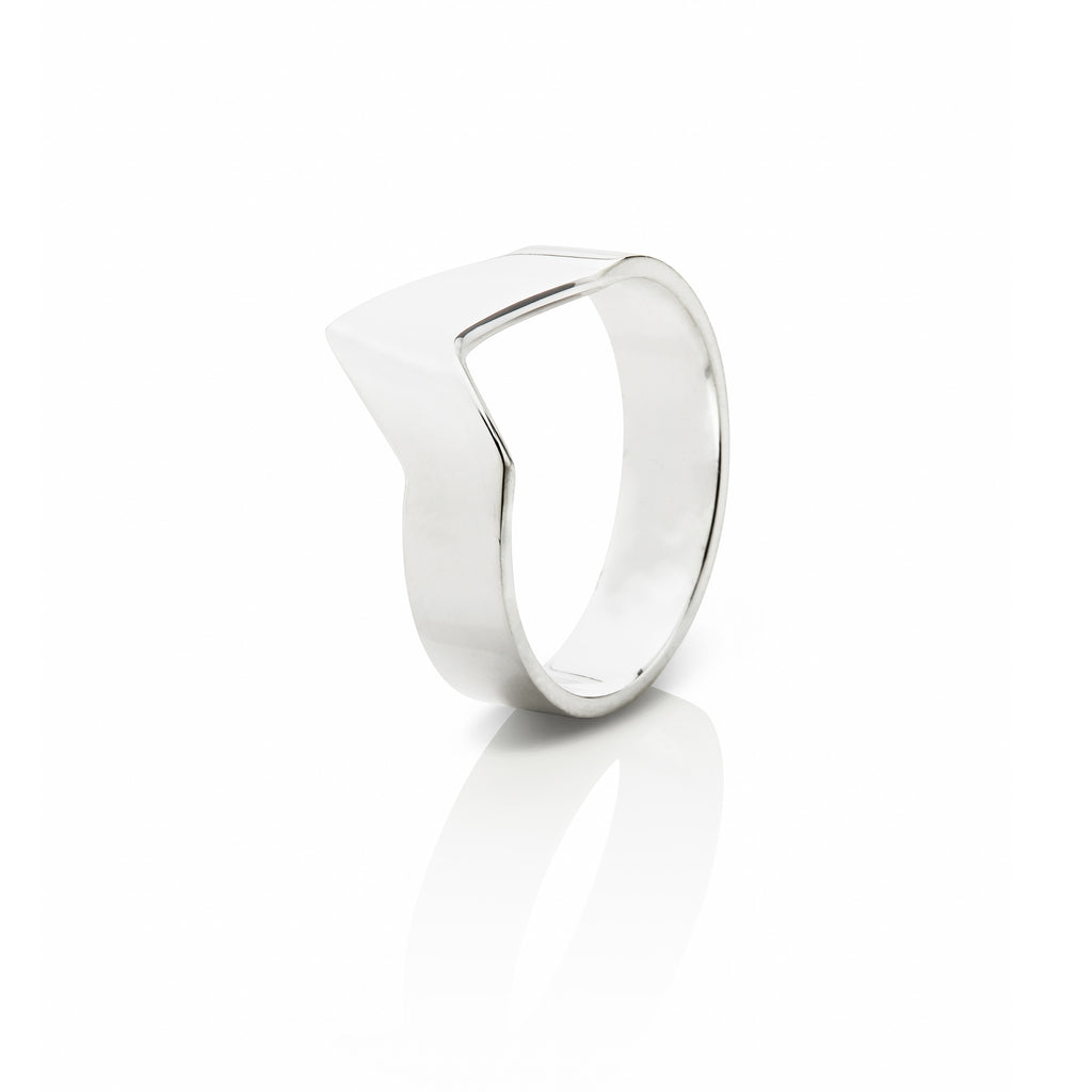 Power-Point - Silver arrow Ring